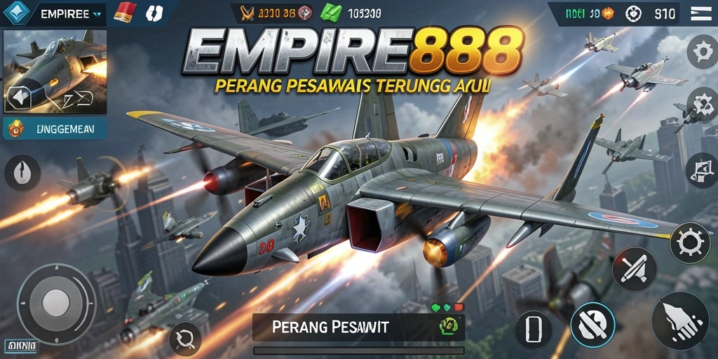 Tampilan menarik dari permainan Perang Pesawat EMPIRE88 yang mendebarkan.
