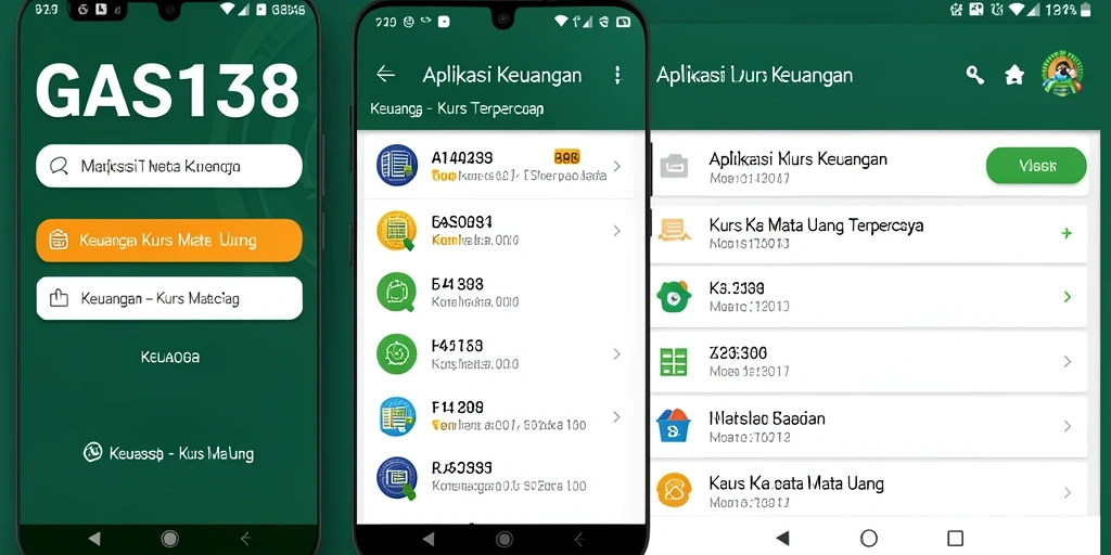 Tampilan antarmuka aplikasi GAS138 yang informatif dan mudah digunakan.