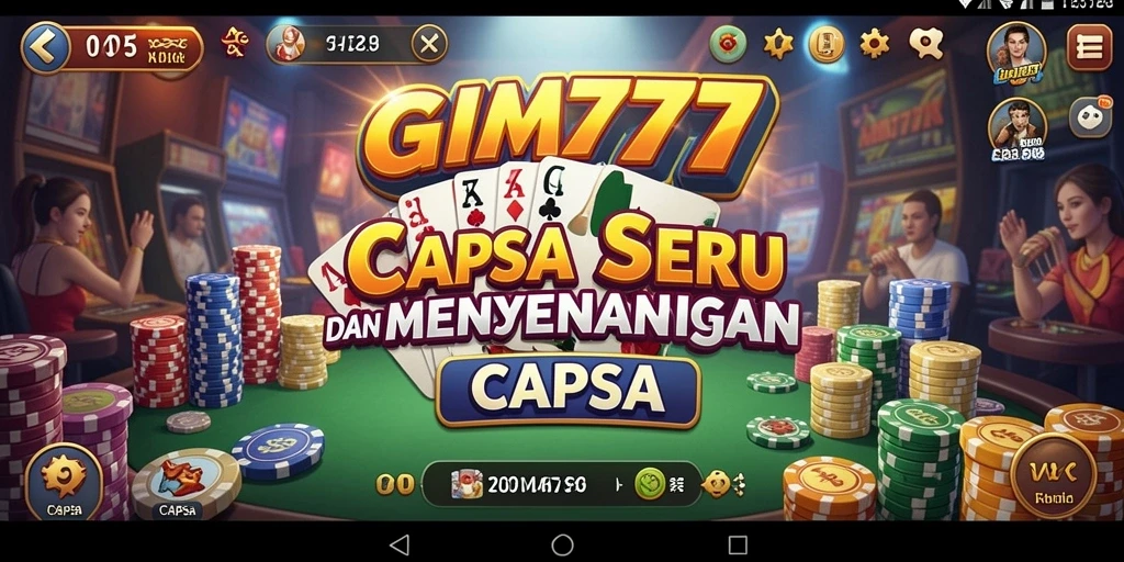 Tampilan antarmuka GIM777 yang menarik dan penuh warna.