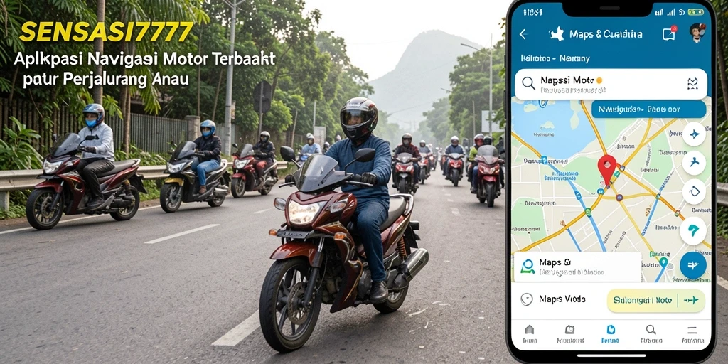 Tampilan antarmuka SENSASI777 untuk navigasi motor yang intuitif.